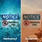 Signmission Fragrance Free Sign With Symbol, 10 in W x Rectangle, Vinyl Decal OS-2PACK-NS-D-710-L-12910 - alternate 2